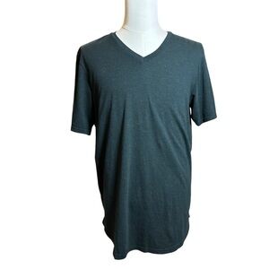 Goodlife Basics Dark Teal V-Neck Tee Shirt Soft Tri-Blend – XL